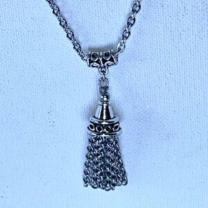 Handmade Tassel Necklace Hypoallergenic Stainless Steel Modern Viking Celtic